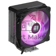 Кулер PentaWave PC-Z04E SRB черный 120мм алюминий+медь 1850rpm 32.6db 4-pin 220W 158мм