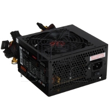 Блок питания Ginzzu CB650 12CM черный,24+4p,2 PCI-E(6+2), 4*SATA, 3*IDE,оплетка MB, кабель питания