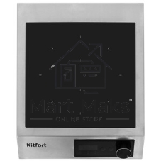 Плита настольная индукционная Kitfort КТ-142 серебристый/черный стеклокерамика (настольная)