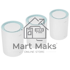 Бесшовный Mesh роутер Cudy M1200(3-Pack) AC1200 10/100BASE-TX белый (упак.:3шт)