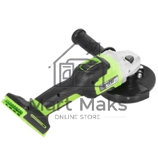 Угловая шлифовальная машина аккумуляторная GreenWorks GD24AG, 24V, бесщеточная без АКБ и ЗУ (3200207)
