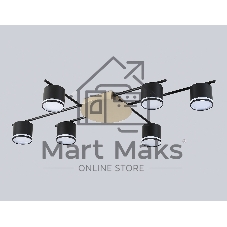 Потолочный светильник Ambrella light FL51756/6 BK/GD черный/золото GX53/6 max 12W 870*570*110