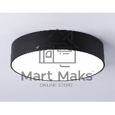 Потолочный светодиодный светильник Ambrella light FV5522 BK черный LED 26W 4200K D220*58 (Без ПДУ)