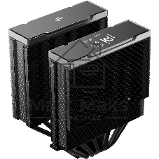 Кулер для процессора DEEPCOOL AK620 G2 DIGITAL NYX LGA1851/1700/1200/115X/AM5/AM4 (8шт/кор, TDP 260W, PWM, DUAL Fan 120мм, 6 тепл. трубок, Copper Base, черный) RET (R-AK620G2-BKNNMN-GJD-1)