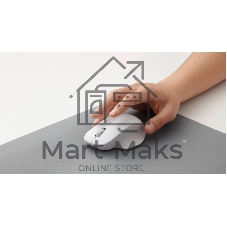 Мышь беспроводная Xiaomi Wireless Mouse Comfort Edition белый, 1200 dpi, радиоканал, USB, кнопки - 3