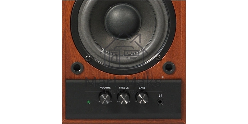 Колонки Sven SPS-702 2.0 коричневый/орех 40Вт
