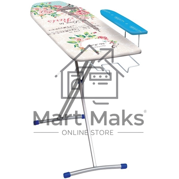 Доска гладильная НИКА 1, размер: 122/34,5, материал: фанера, выдвижная подставка под утюг, два полож