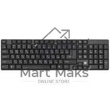 Клавиатура проводная Defender Accent SB-720, USB, черный