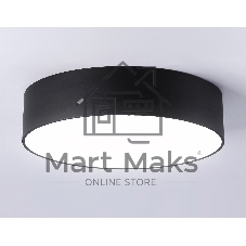 Потолочный светодиодный светильник Ambrella light FV5522 BK черный LED 26W 4200K D220*58 (Без ПДУ)