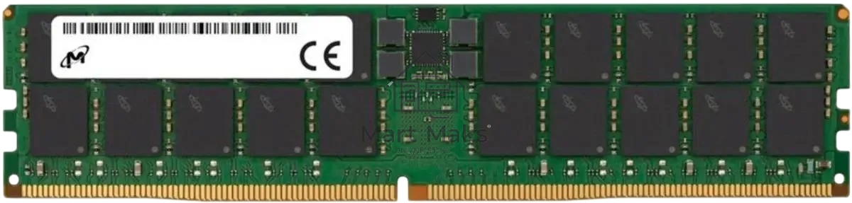 Оперативная память Micron DDR5 RDIMM 64Gb 2Rx4 6400 MHz ECC Registered MTC40F2046S1RC64BD2, 1 year, OEM