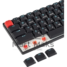 Клавиатура Acer OKR400 гибридная, USB Type-A, Bluetooth, радиоканал, чёрный