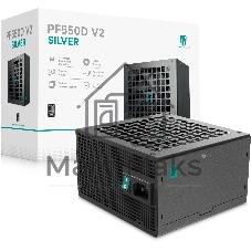 Блок питания Deepcool ATX 550W PF550D V2 80+ silver (20+4pin) APFC 120mm fan 3xSATA RTL