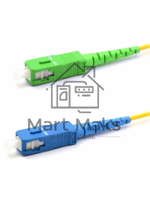 Патч-корд оптический переходной (SM), 9/125 (OS2), SC/APC-SC/UPC, (Simplex), LSZH, 15м