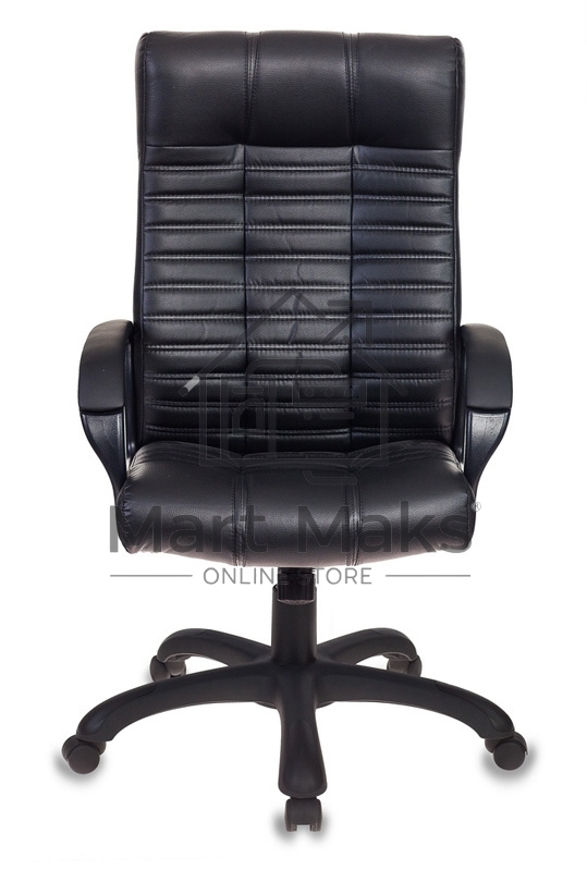 Кресло руководителя Бюрократ KB-10/BLACK черный, искусственная кожа