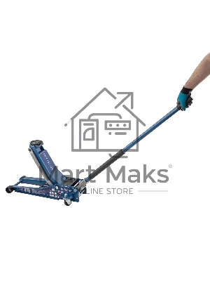 Домкрат гидравлический подкатной STELS 51136, быстрый подъем 3т low profile quick lift 75-515мм про