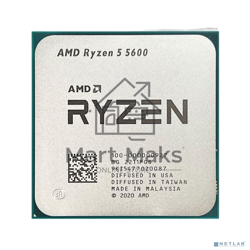 Процессор AMD Ryzen 5 5600 Soc-AM4 3.5GHz OEM