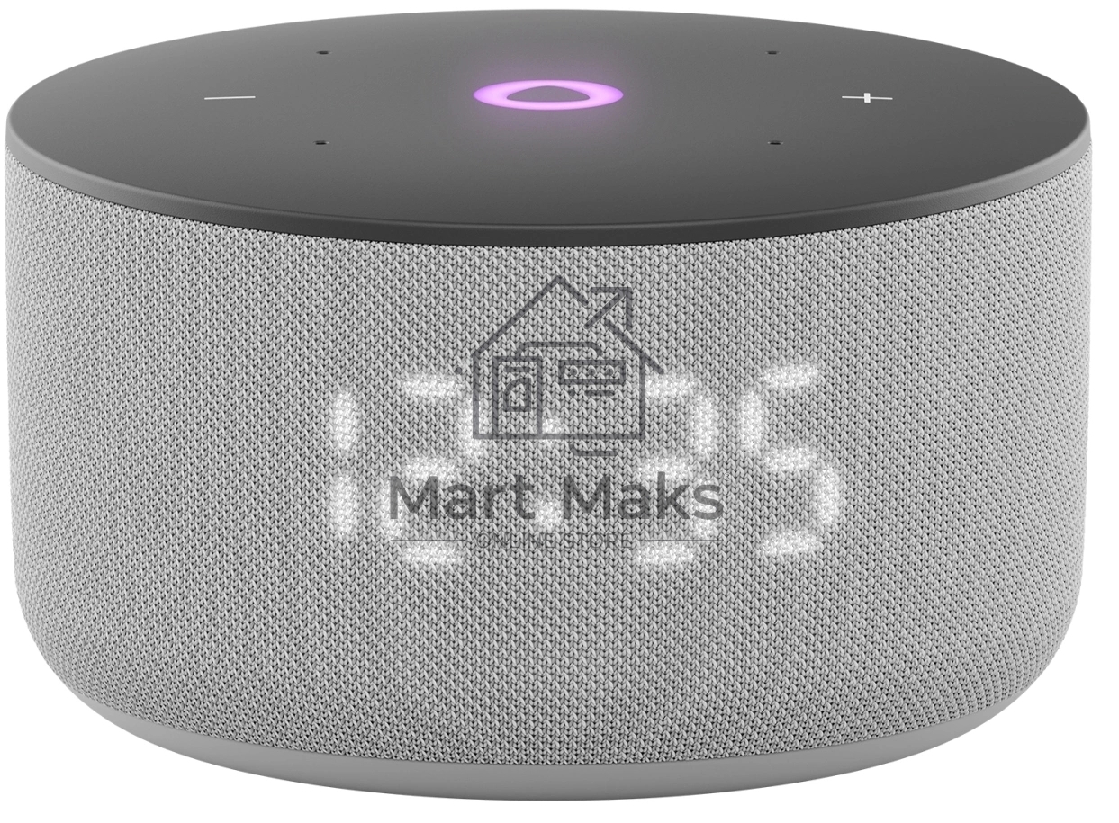 Умная колонка Yandex Станция Мини 3 Алиса серый 12W 1.0 BT/Wi-Fi