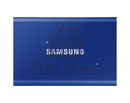 Твердотельный накопитель Samsung SSD 2TB T7, USB Type-C, R/W 1000/1050MB/s, Blue