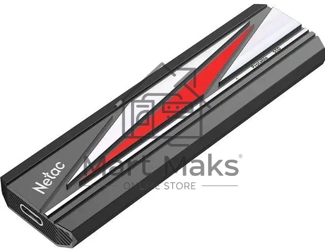 Внешний накопитель SSD Netac ZX20L 2TB USB 3.2 Gen 2 Type-C External SSD, R/W up to 2000MB/1800MB/s, with USB C to A cable and 20Gbps USB C to C cable, 5Y wty