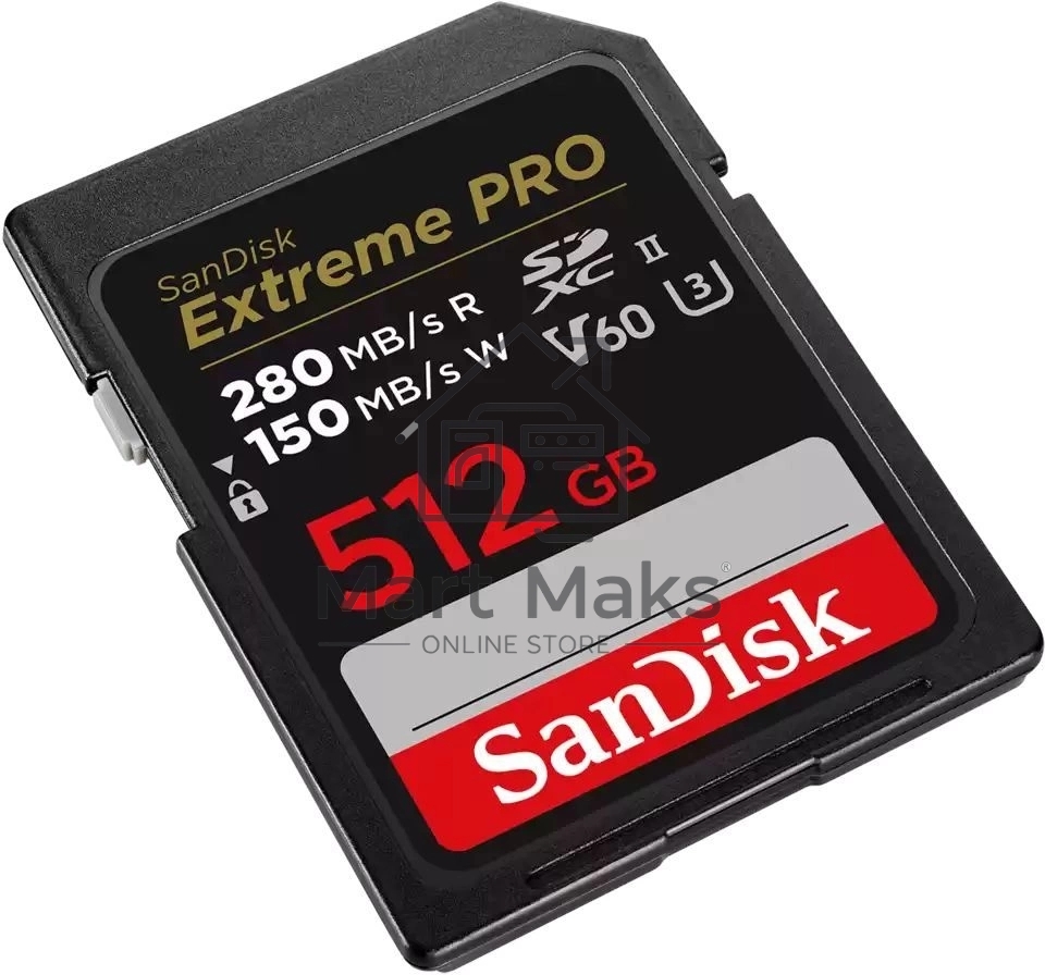 Карта памяти SANDISK SDXC 512GB UHS-II SDSDXEP-512G-GN4IN