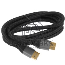 Кабель DisplayPort Cablexpert CC-DP8K-6, v1.4, 1.8м, 20M/20M, нейлоновая оплетка, метал. разъемы, пакет