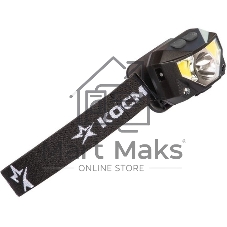 Фонарь налобный аккумуляторный КОСМОС KOC851Lit черный