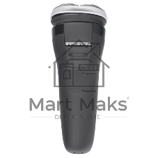 Электробритва Polaris PMR 0305R wet&dry PRO 5 blades элктрическая, черный/хром