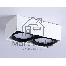 Светильник накладной TN70872/2 WH/BK белый/черный GX53/2 max 12W 185*92*62