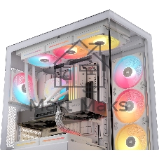 Корпус Corsair iCUE Link 3500X LX-R RGB White, Midi-Tower, белый, 3 x 120 мм
