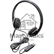 Гарнитура Logitech H340 чёрный, проводная, USB