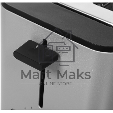 Тостер Haier HT-601 нержавеющая сталь, 900 Вт, 2 слота