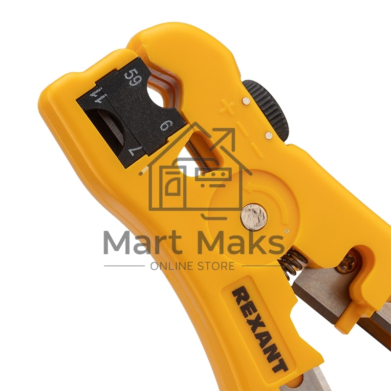 Инструмент для зачистки и обрезки кабелей Rexant HT-302 RG-58, RG-59, RG-6, RG-11.
