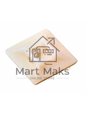 Площадка под винт самоклеящаяся Rexant 28х28 мм, белая, упаковка 100 шт.