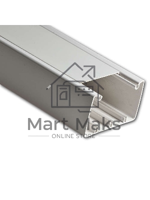 Кабель-канал 100х60 L2000 пластик белый Рувинил РКК-100х60