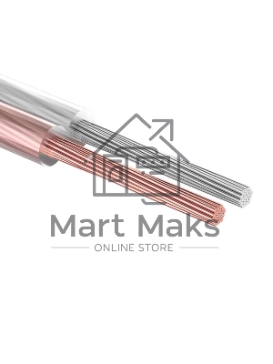 Кабель акустический Rexant 2х1,50 мм², прозрачный SILICON, мини-бухта 10 м