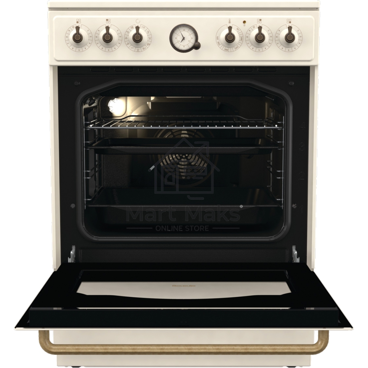 Плита электрическая Gorenje GECS6B70CLI белый, конфорок 4 электрических, духовка 71 л, 60 см x 85 см x 60 см