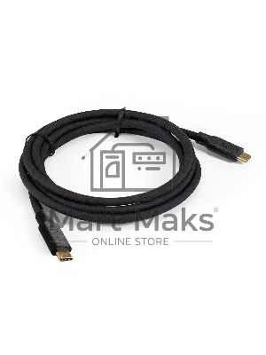 Кабель для зарядки ExeGate EX-CCP-USB3.1-CMCM2-1.8 (USB Type-Cm/Cm, Gen.2, 10Gbit/s, 5A, 100W, 1,8м)