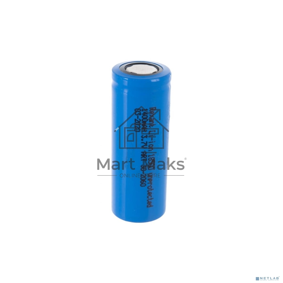 Аккумулятор Li-ion 18500 unprotected 1400 mAH 3.7 В Rexant
