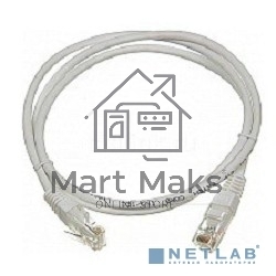 Кабель Патч-корд Lanmaster UTP TWT-45-45-1.0-WH вилка RJ-45-вилка RJ-45 кат.5е 1м белый ПВХ