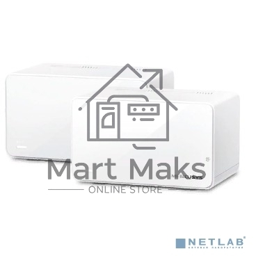 Домашняя Mesh Wi‑Fi система AX6000 Whole Home Mesh Wi-Fi 6 SystemSPEED: 1148 Mbps at 2.4 GHz + 4804 Mbps at 5 GHzSPEC: Internal Antennas, 1× 2.5 Gbps Port (WAN/LAN auto-sensing), 2× Gigabit Ports (WAN/LAN auto-sensing), 1024-QAM, OFDMA, HE160FEATURE: MERC