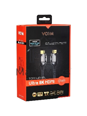 Кабель VCOM CG864-1.5M HDMI 19M/M,ver. 2.1, 8K@60 Hz 1 м VCOM CG864-1.5M