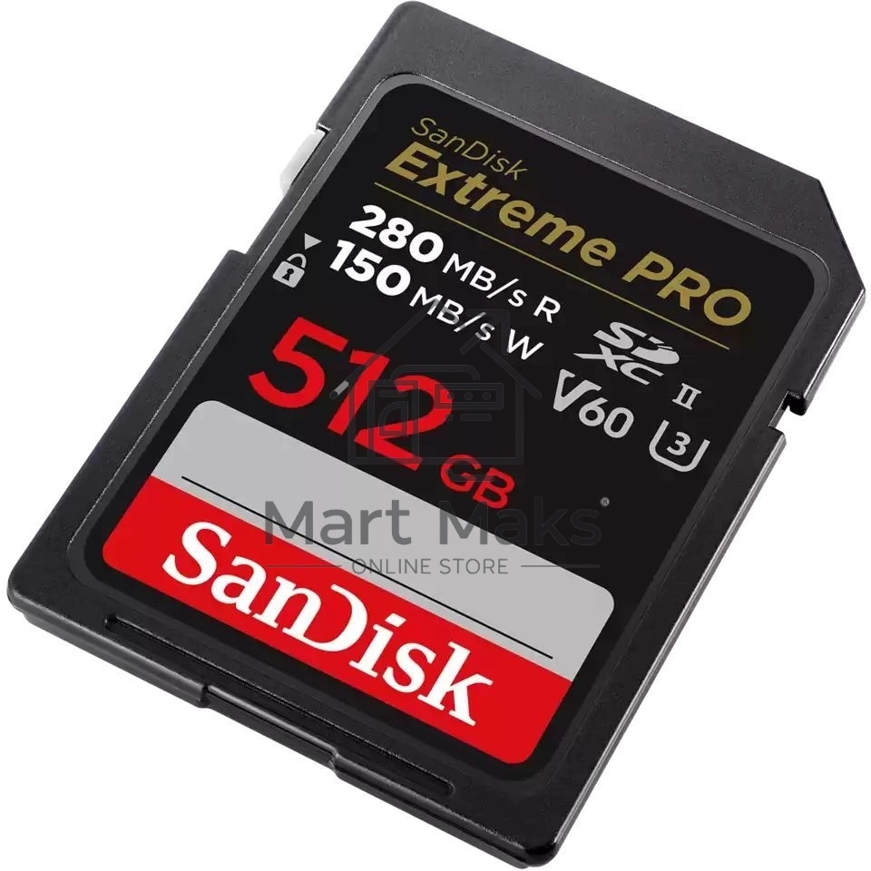 Карта памяти SANDISK SDXC 512GB UHS-II SDSDXEP-512G-GN4IN
