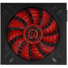 Блок питания Ginzzu PC700 14CM(Red) 80 PLUS black,APFC,24+4p,2 PCI-E(6+2), 7*SATA, 4*IDE,оплетка, кабель питания,цветная коробка