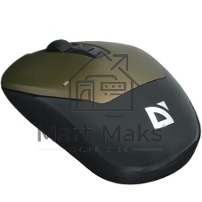 Мышь беспроводная Defender Wave MM-995 бронзовый, 1600 dpi, радиоканал, USB, кнопки - 4