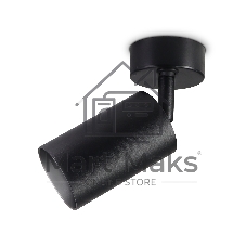 Накладной спот с выключателем Ambrella light TA127 BK черный GU10 max 12W D70*164*D55
