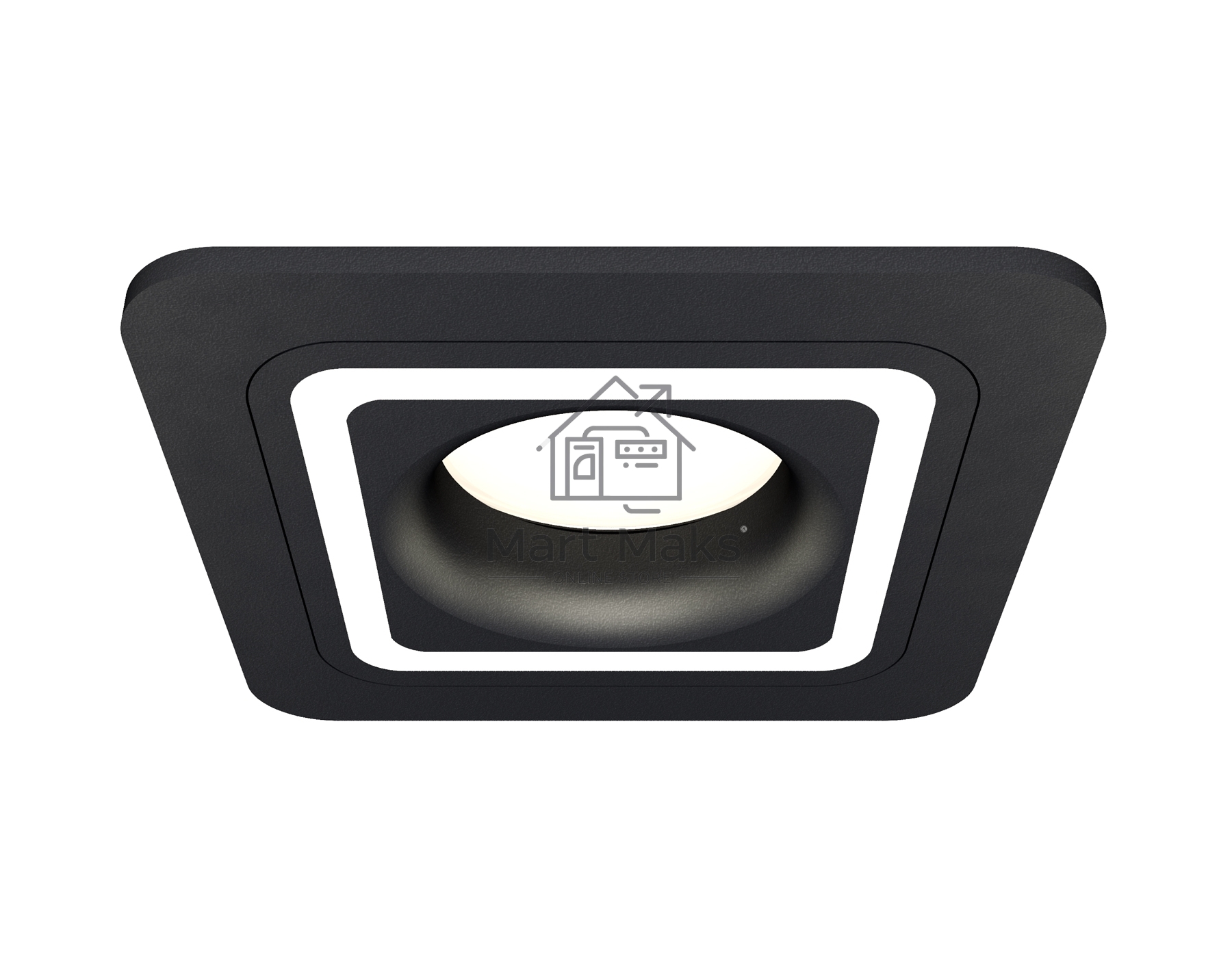 Комплект встраиваемого светильника Ambrella light XC7902011 SBK черный песок MR16 GU5.3 (C7902, N7716)