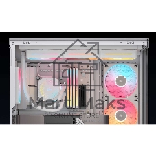 Корпус Corsair iCUE Link 3500X LX-R RGB White, Midi-Tower, белый, 3 x 120 мм