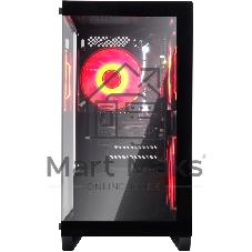 Компьютерный корпус Bloody BD-CC103 черный без БП mATX 7x120мм 1xUSB 2.0 1xUSB 3.0 audio bott PSU