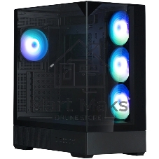Компьютерный корпус ZALMAN P40 Prism Plus, ATX, черный, WINDOW, 3xCombo (3.5'' or 2.5