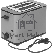 Тостер Haier HT-601 нержавеющая сталь, 900 Вт, 2 слота